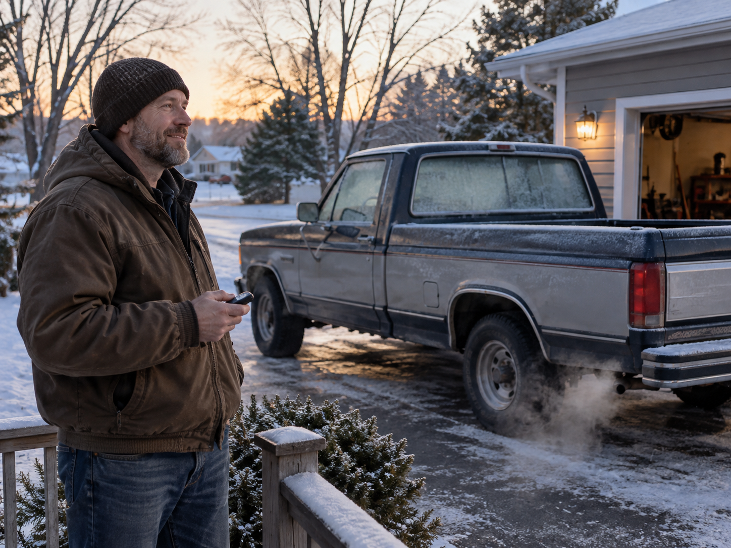 Cold Morning, Old Truck, Modern Start: Why Remote Start Can Transform Winter Use — Cold weather exposes every weakness in an older vehicle